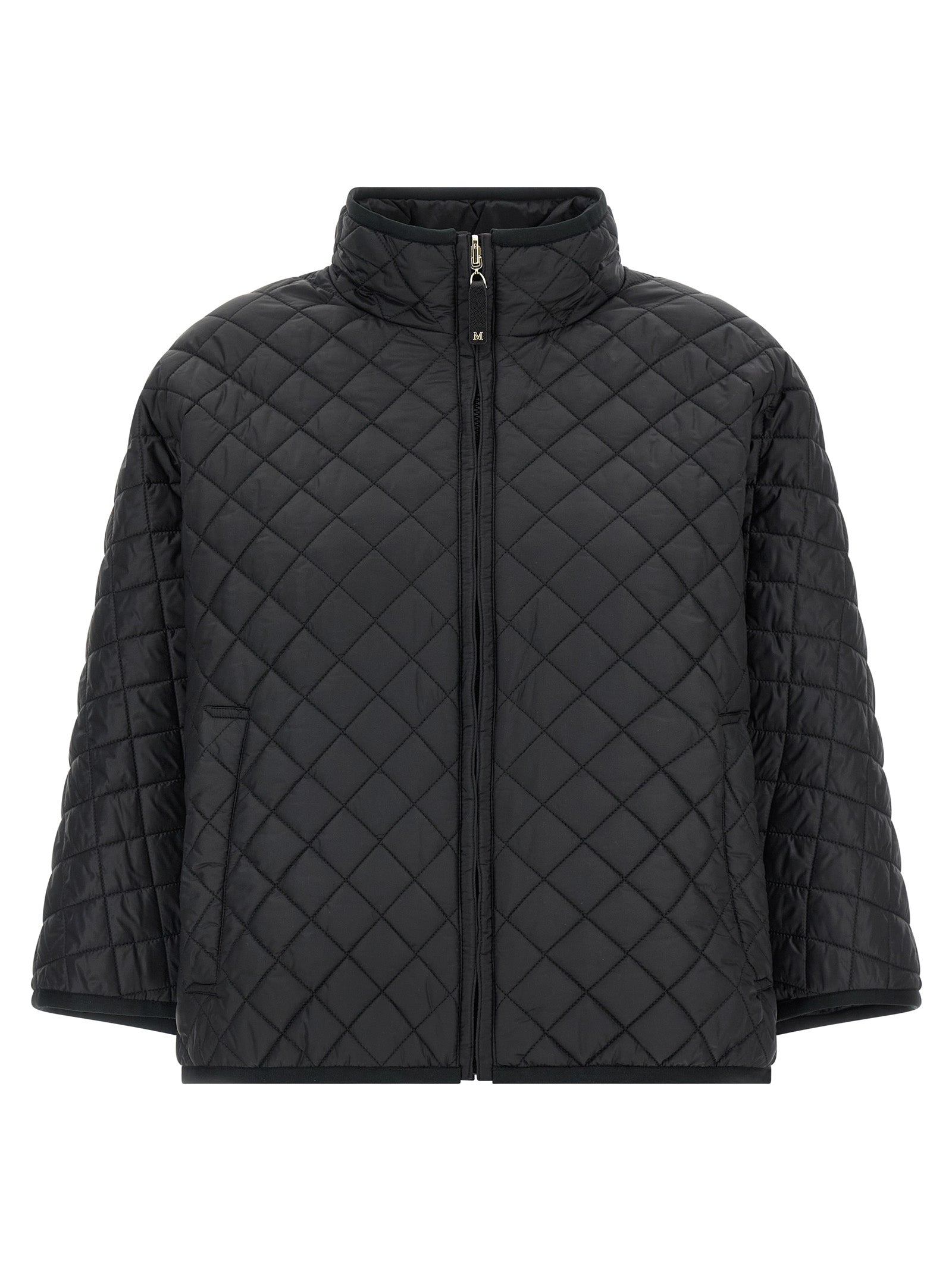Delfina reversible hood Black Polyester Capes