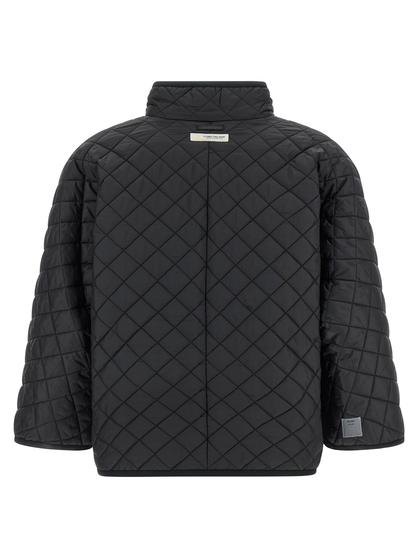 Delfina reversible hood Black Polyester Capes