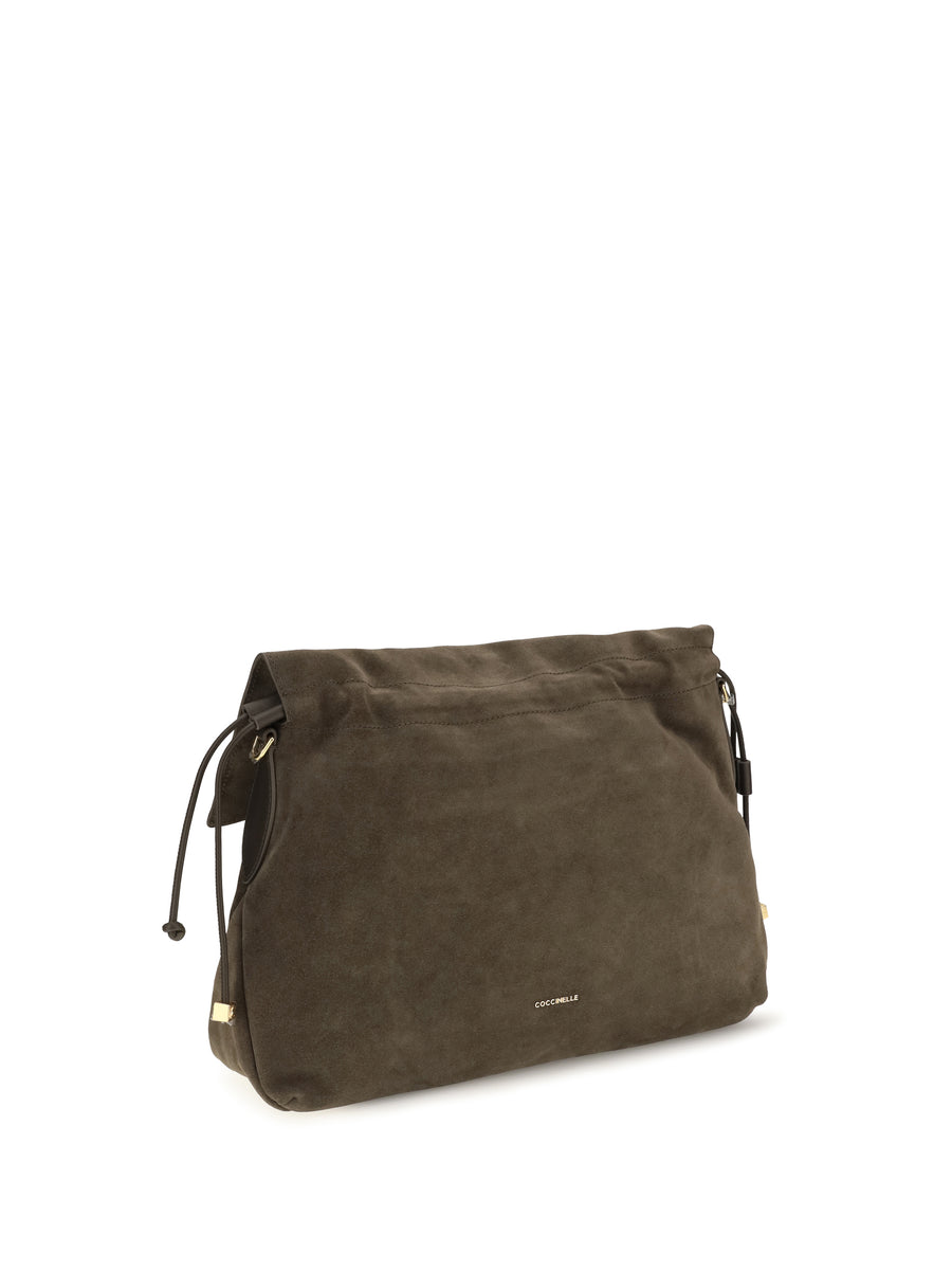 Shoulder Bag Lidia Taupe Calf Leather Taupe/taupe