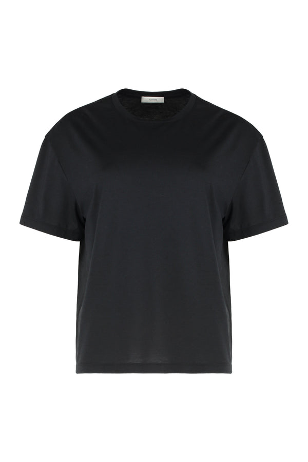 T-Shirt Cotton Blend Black Lyocell T-shirts & Jerseys