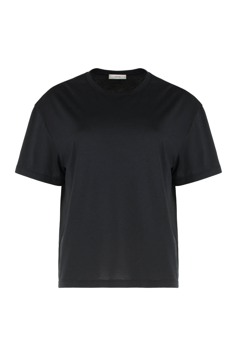 T-Shirt Cotton Blend Black Lyocell T-shirts & Jerseys