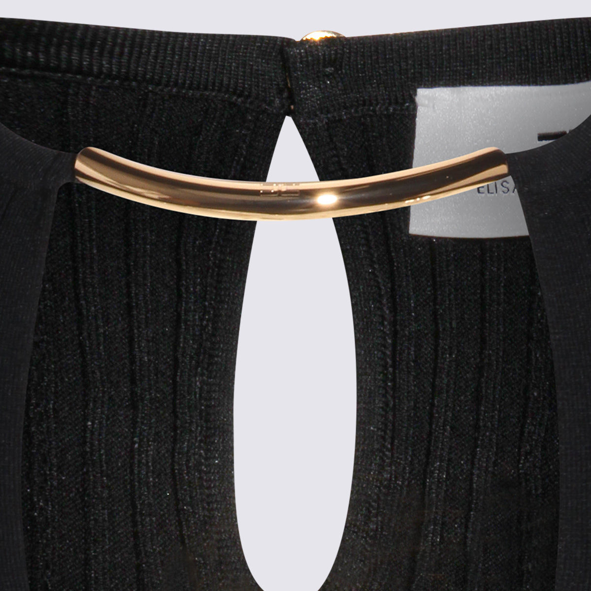 Elisabetta Franchi Top Black Vipa