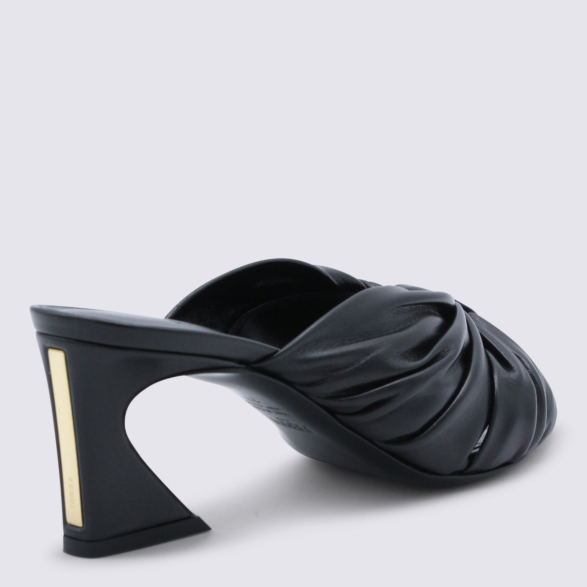 Fendi Sandals Black _cover Le - Sole