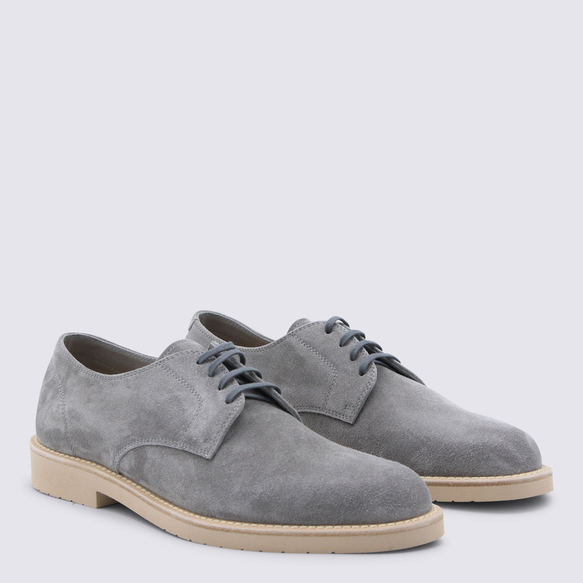 Brunello Cucinelli Flat Shoes Grey _cover Le Sole El