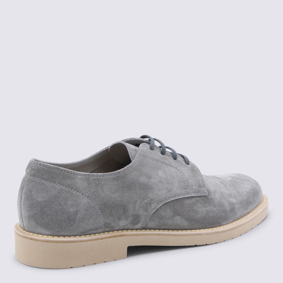 Brunello Cucinelli Flat Shoes Grey _cover Le Sole El