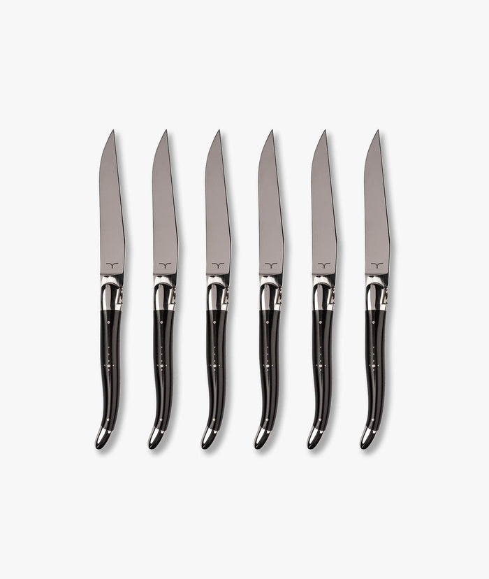 Ox Horn Table Knives Black Cutlery