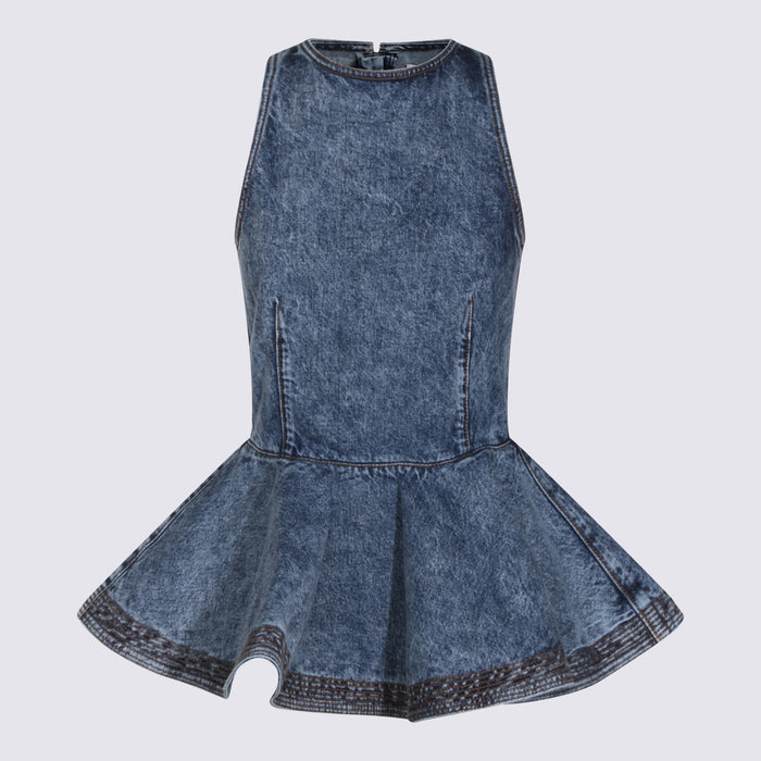 Alaia Top Bleu Neige _co