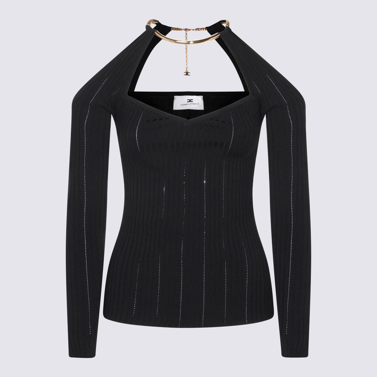 Elisabetta Franchi Sweaters Black Vipaea