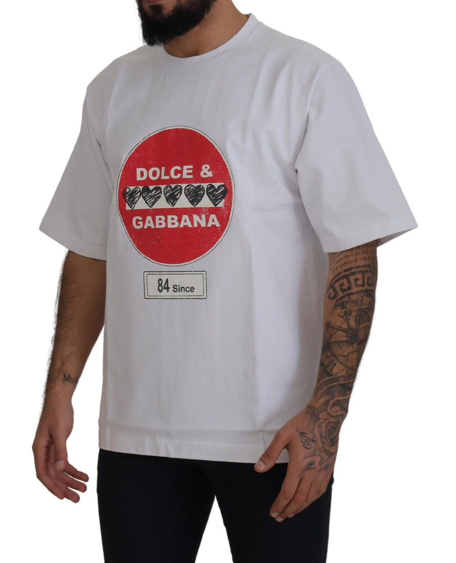 Dolce & Gabbana 100% Cotton t-shirt in white