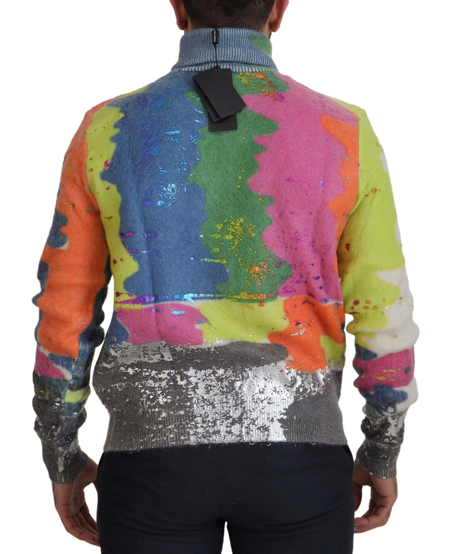 Dolce & Gabbana 66% Mohair sweater in multicolor
