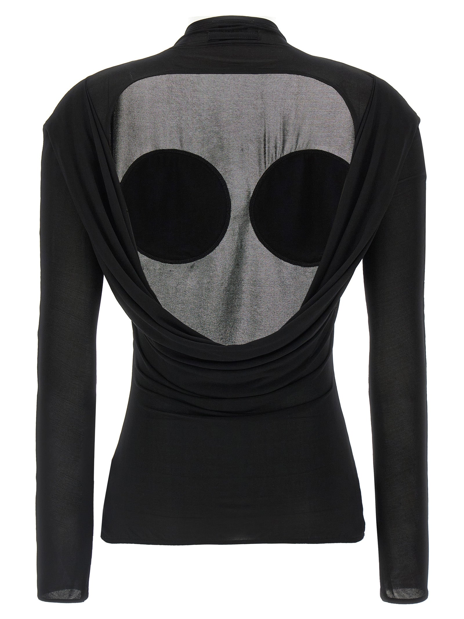 Cone sweater Black Viscose Elastane Sweater, Cardigans