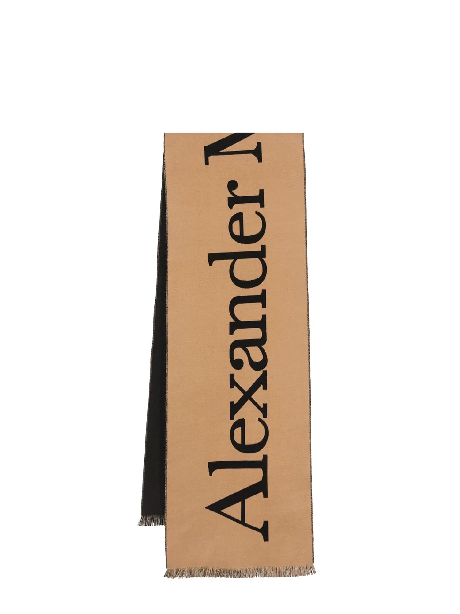 Alexander Mcqueen Scarfs Beige Cotone
