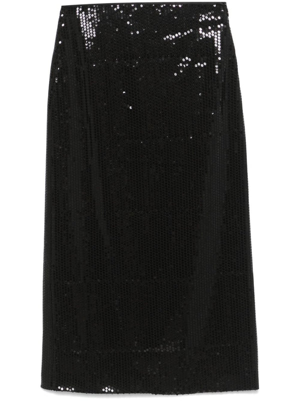 Peserico Outer: Polyester 61% skirt in black