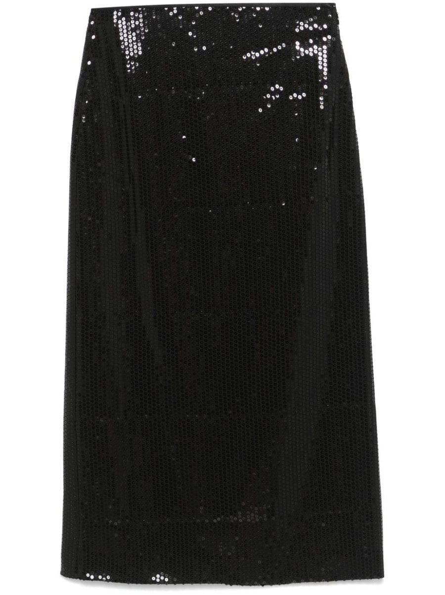 Peserico Outer: Polyester 61% skirt in black