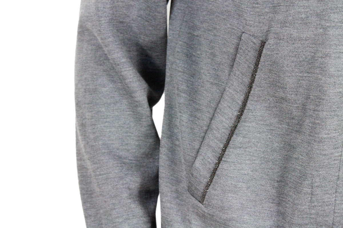 Brunello Cucinelli Sweaters Grey 67co 31se 2 Pa