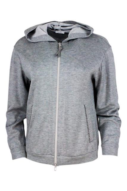 Brunello Cucinelli Sweaters Grey 67co 31se 2 Pa