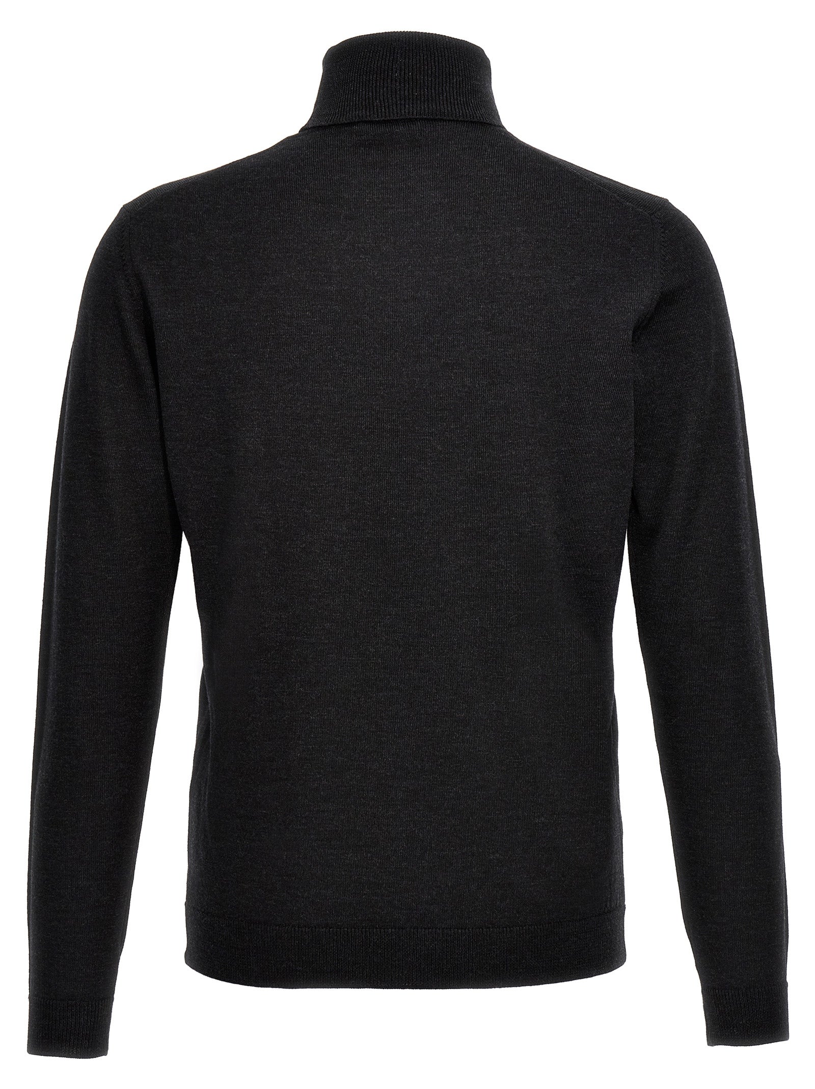 Wool turtleneck sweater Gray Merino Sweater, Cardigans