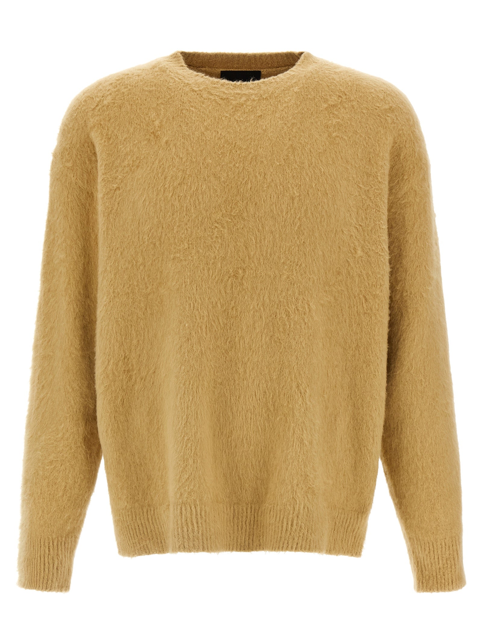 Shearling cotton sweater Beige Polyamide Elastane Sweater, Cardigans