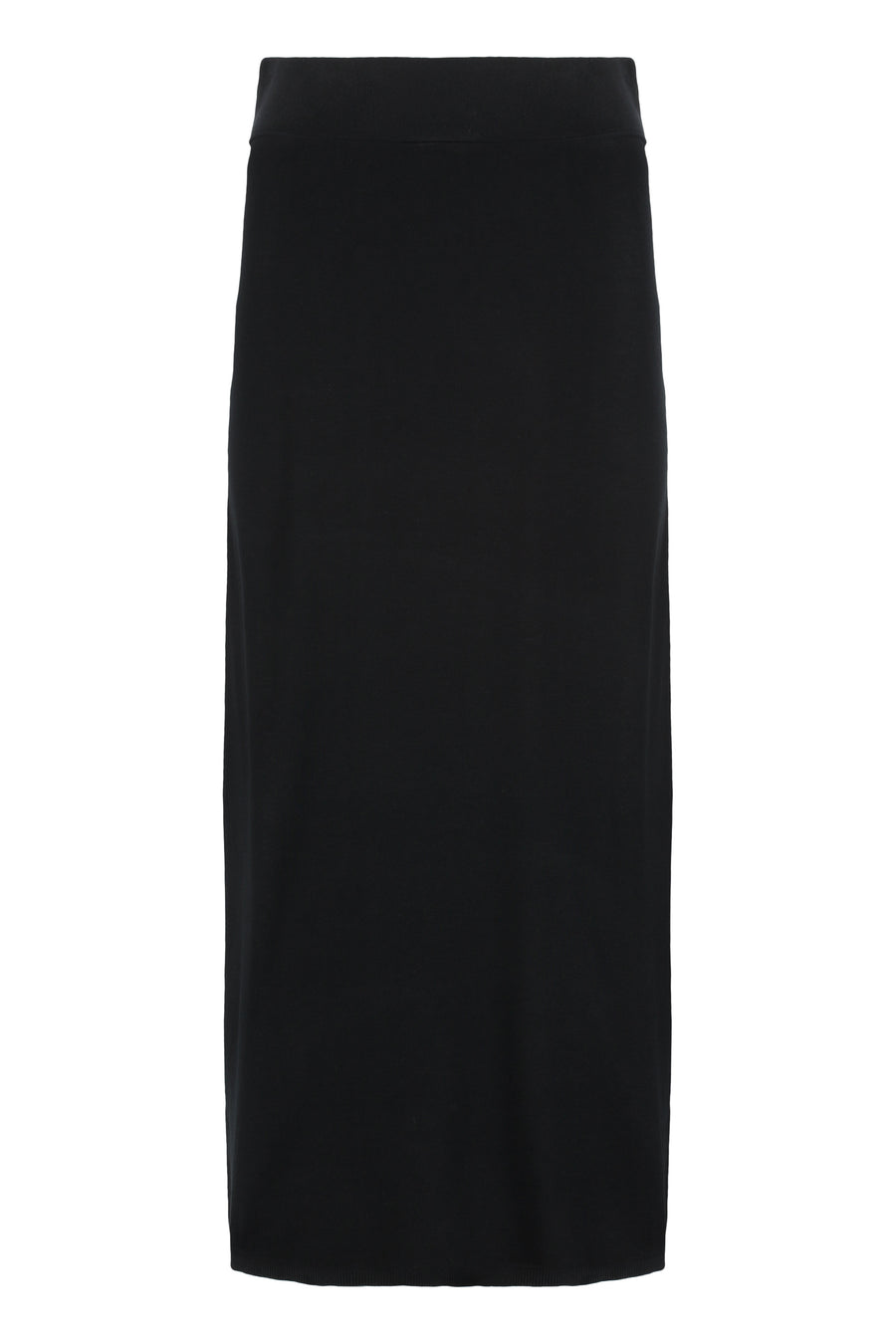 Long Mesh Skirt Black Lyocell