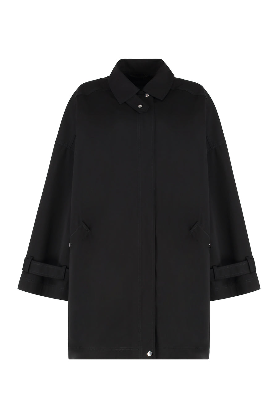 Organic Cotton Trench Coat Black & Raincoats