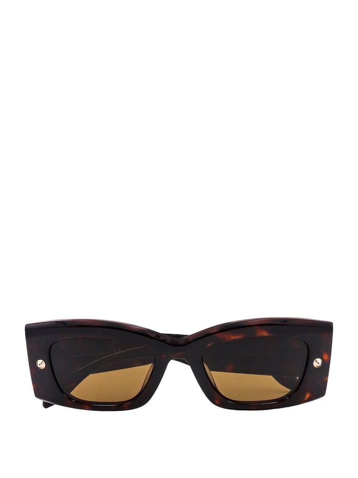 Alexander McQueen Sunglasses Brown Acetato