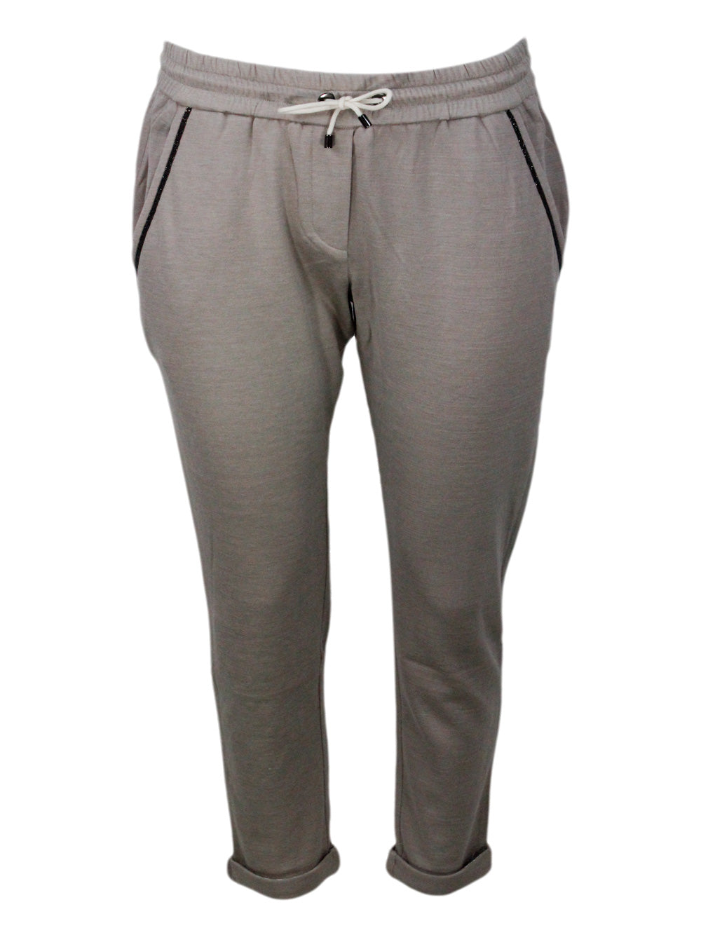 Brunello Cucinelli Trousers Beige 67co 31se 2 Pa
