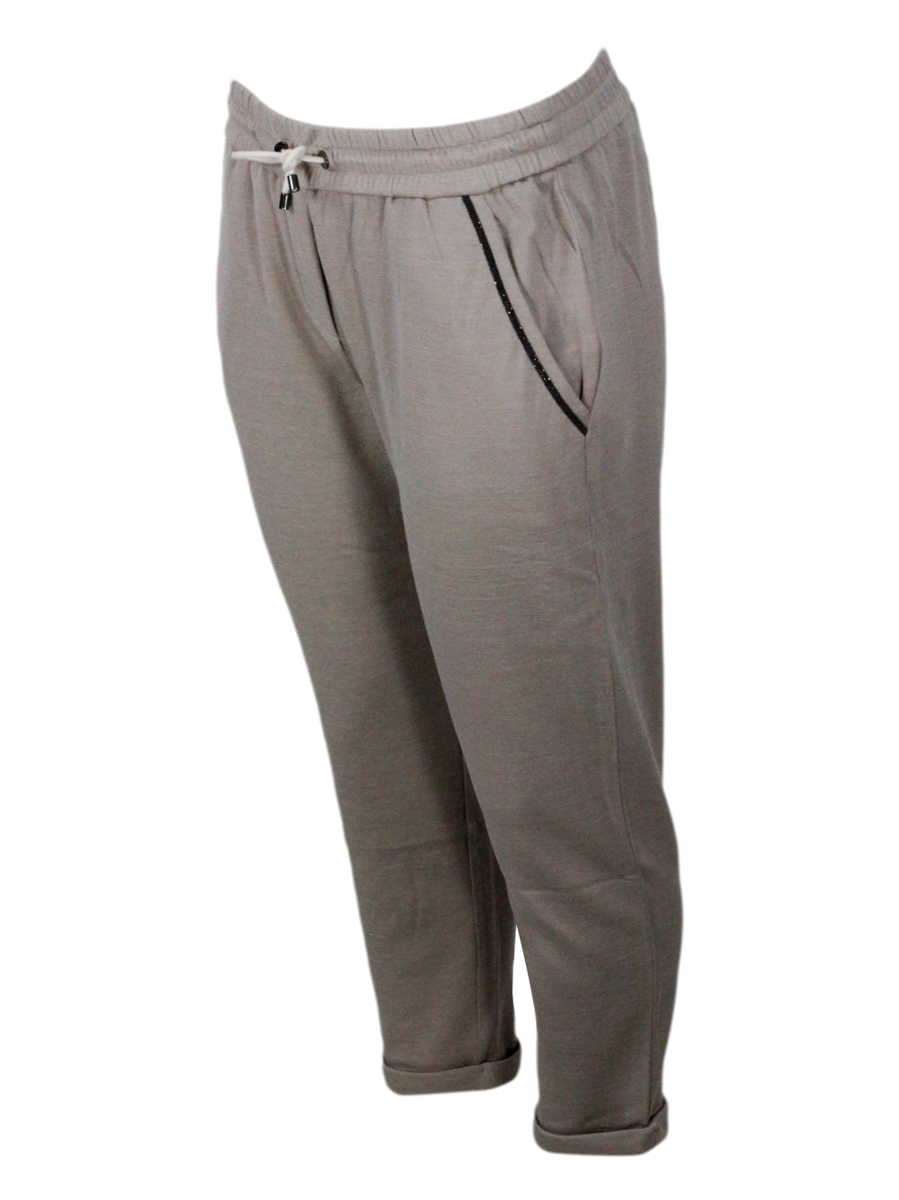 Brunello Cucinelli Trousers Beige 67co 31se 2 Pa