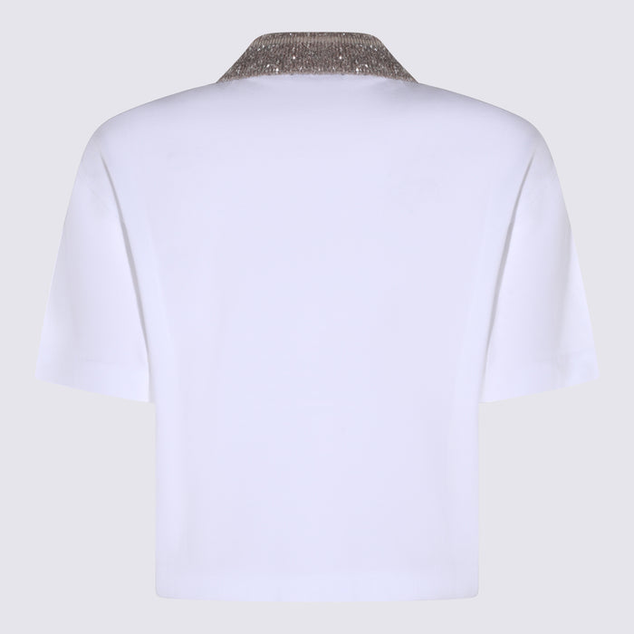 Brunello Cucinelli T-shirts and Polos White _co