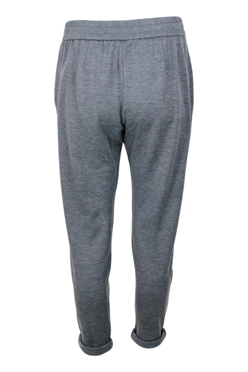 Brunello Cucinelli Trousers Grey 67co 31se 2 Pa