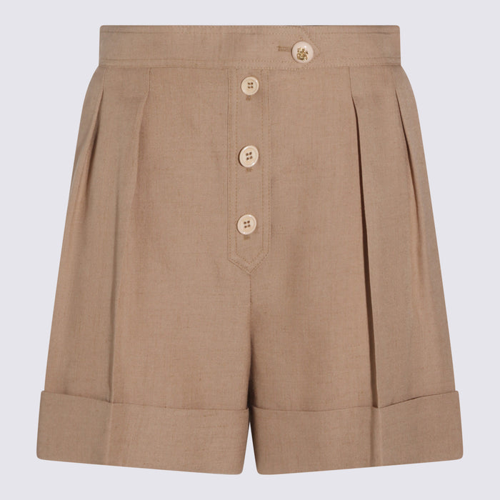 Valentino Shorts Beige _co