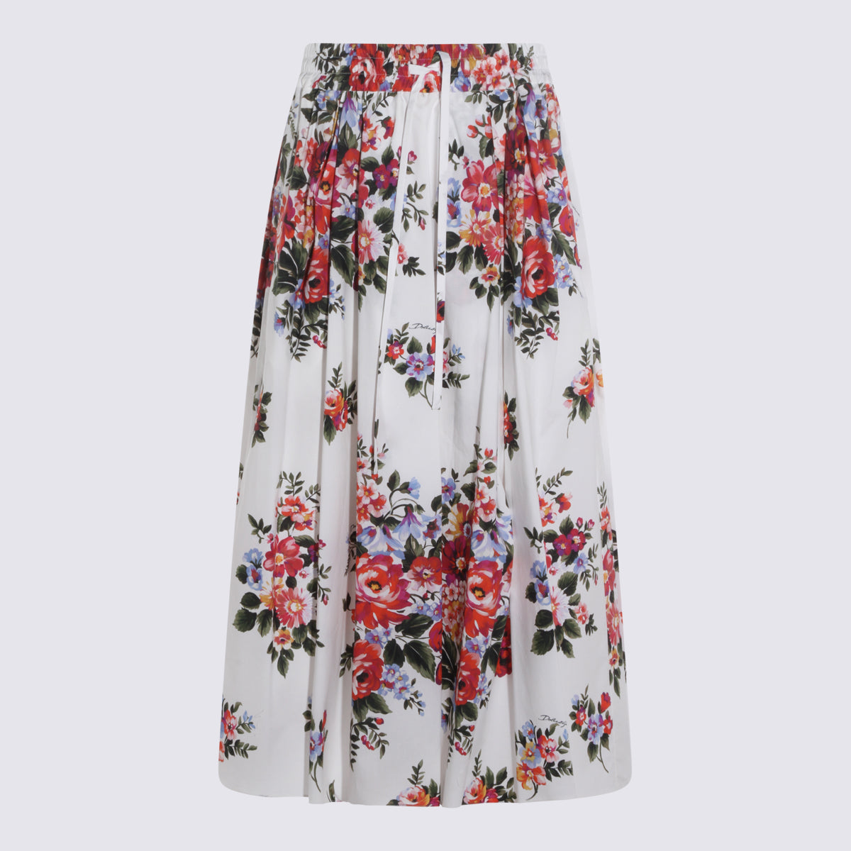 Dolce & Gabbana Skirts Fiori F.do Bianco _co