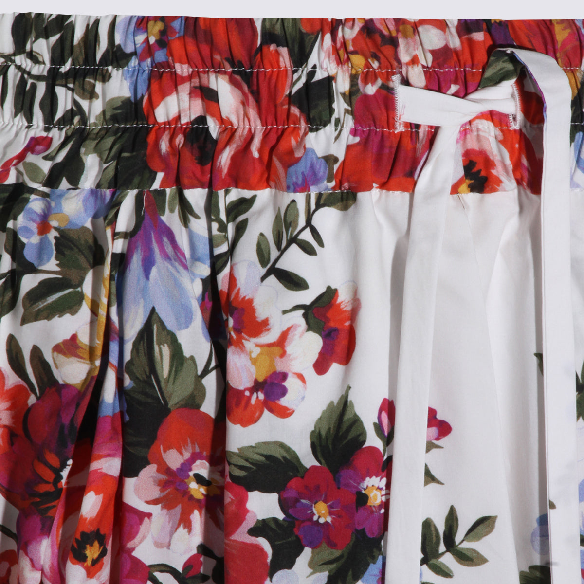 Dolce & Gabbana Skirts Fiori F.do Bianco _co