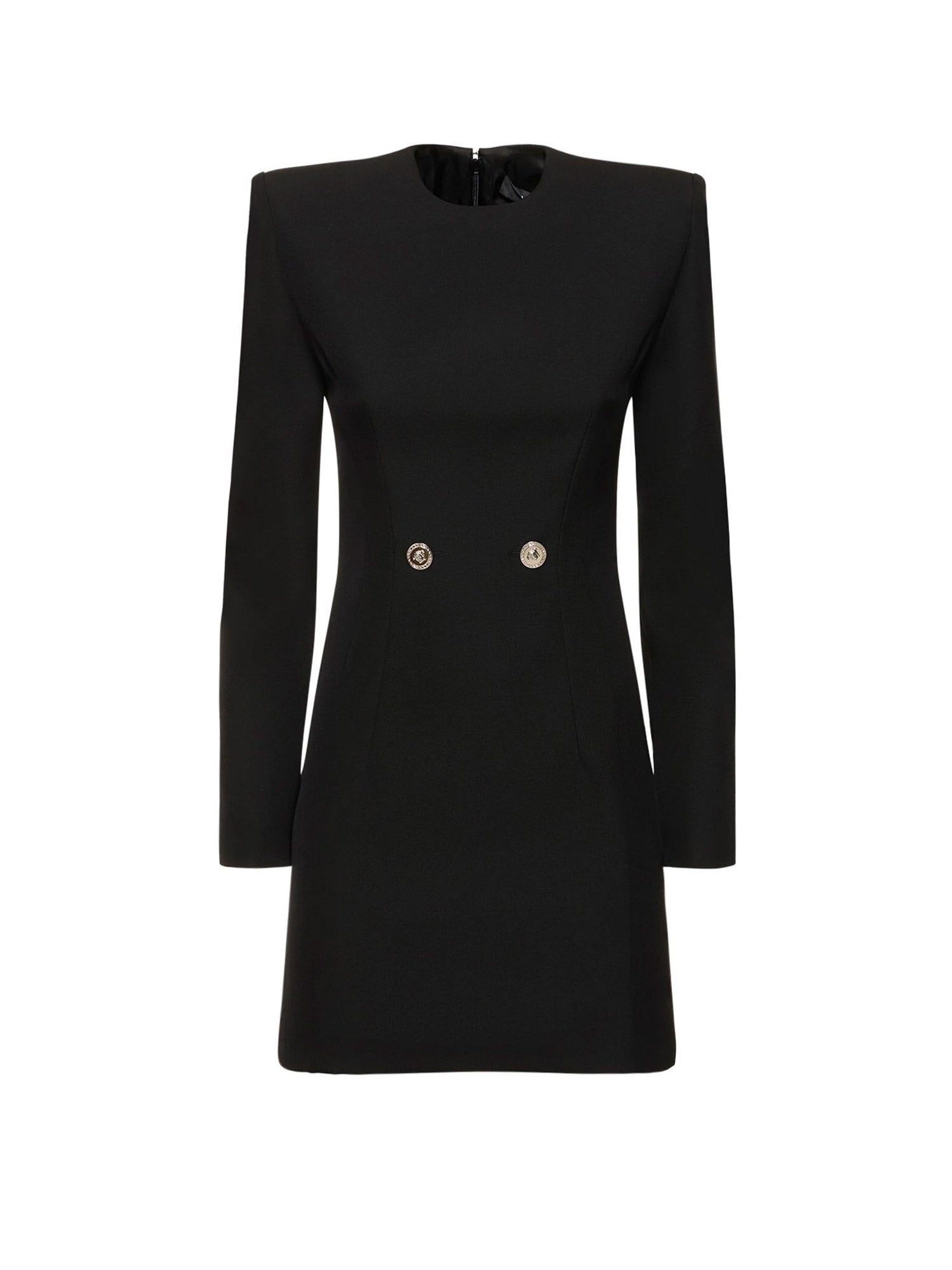 Versace Dresses Black Lana Vergine