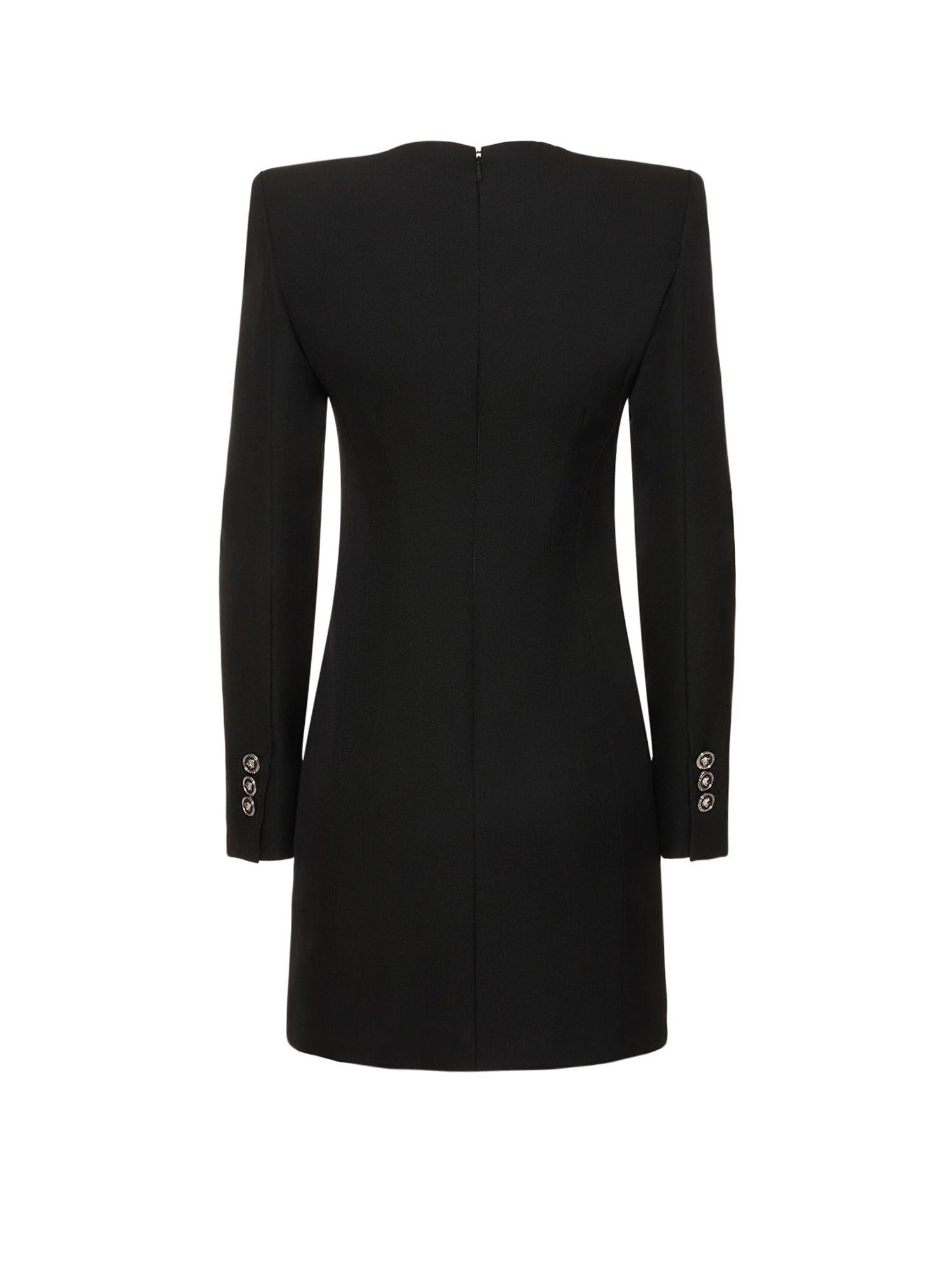 Versace Dresses Black Lana Vergine