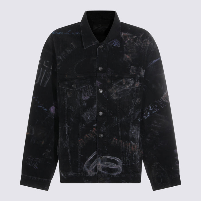 Balenciaga Jackets Black _co