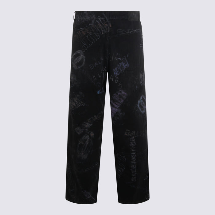 Balenciaga Jeans Black _co