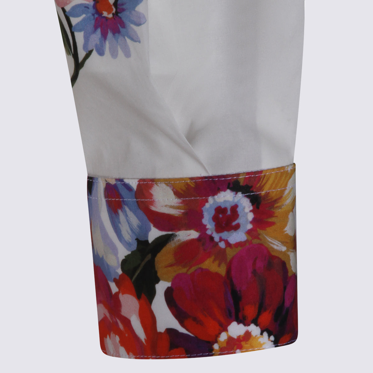 Dolce & Gabbana Shirts Fiori F.do Bianco _co