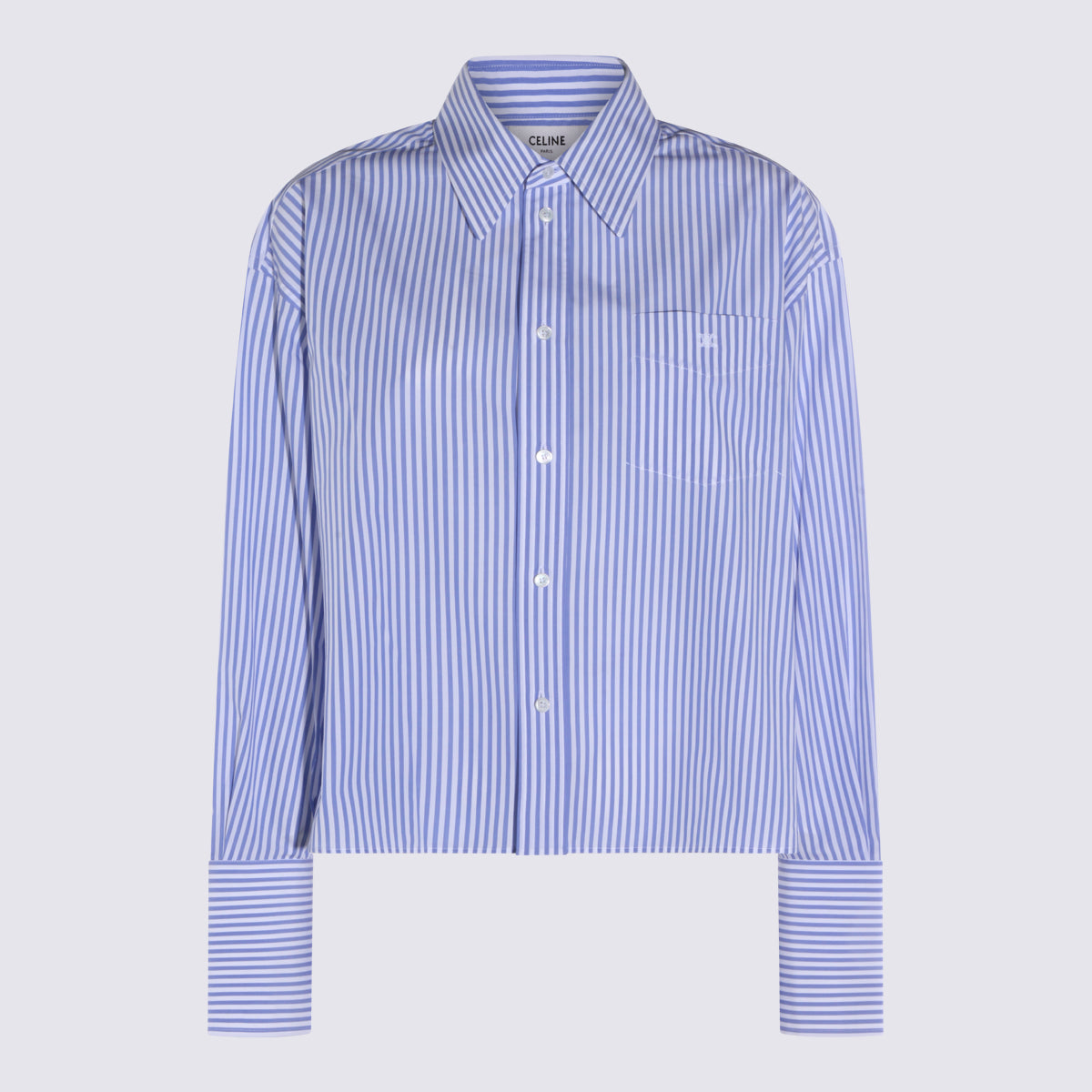 Céline Shirts Craie/bleu Ciel _co