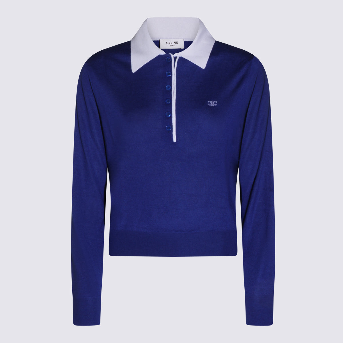 Céline Sweaters Royal Blue/white _ws Si