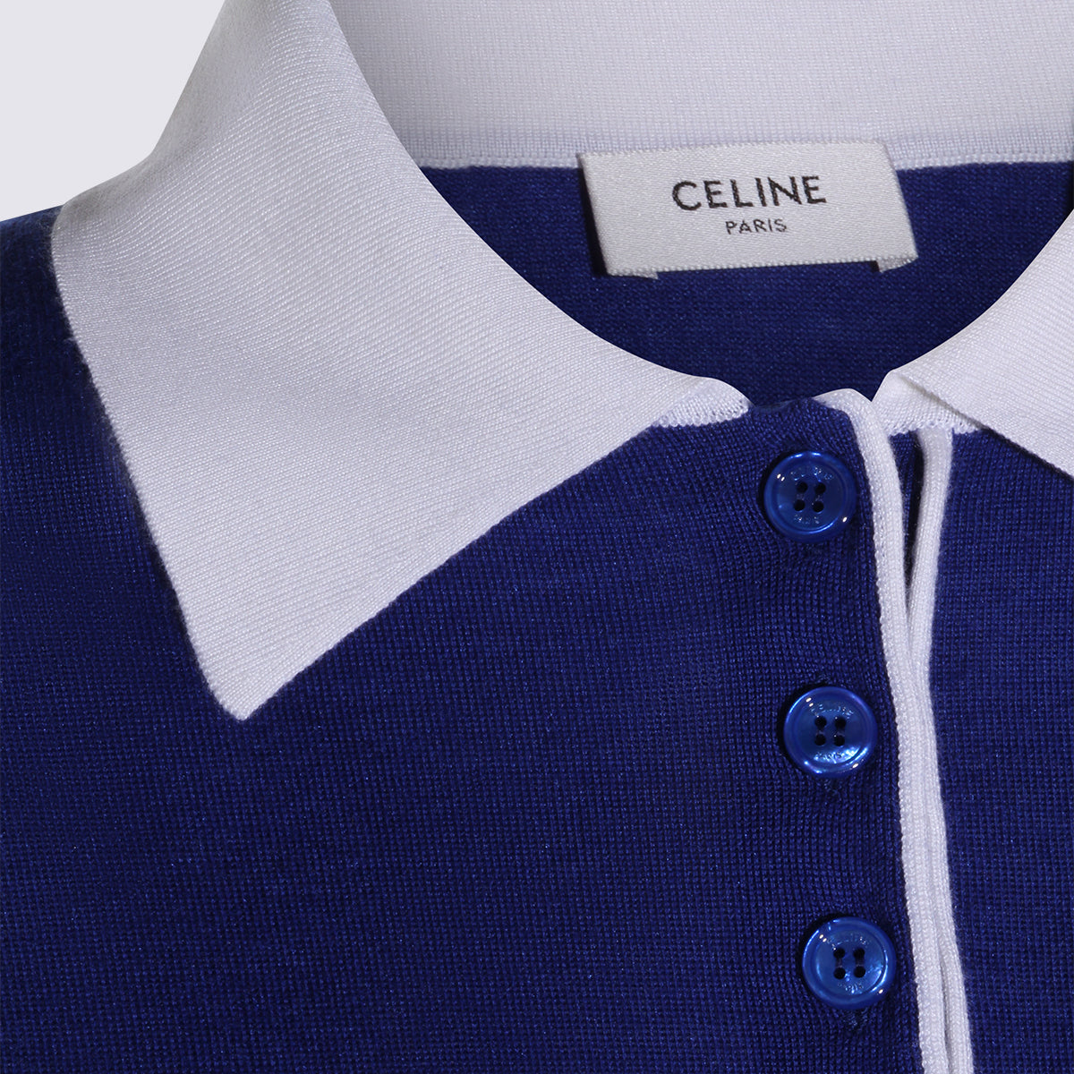 Céline Sweaters Royal Blue/white _ws Si