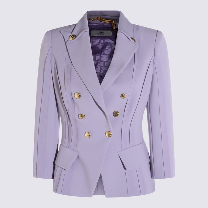 Elisabetta Franchi Jackets Lilac Plea