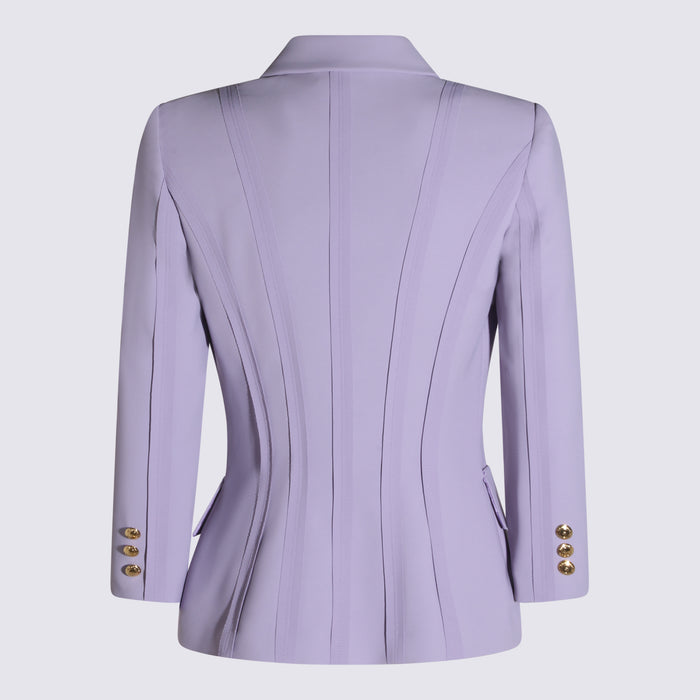 Elisabetta Franchi Jackets Lilac Plea