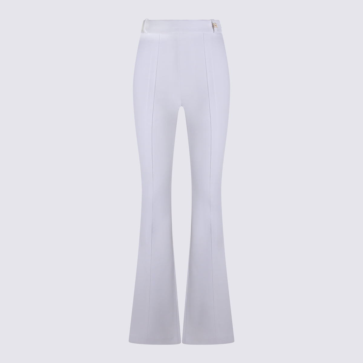 Elisabetta Franchi Trousers Ivory Plea