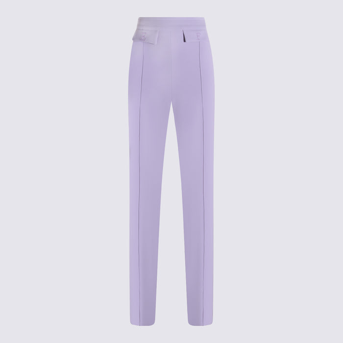 Elisabetta Franchi Trousers Lilac Plea