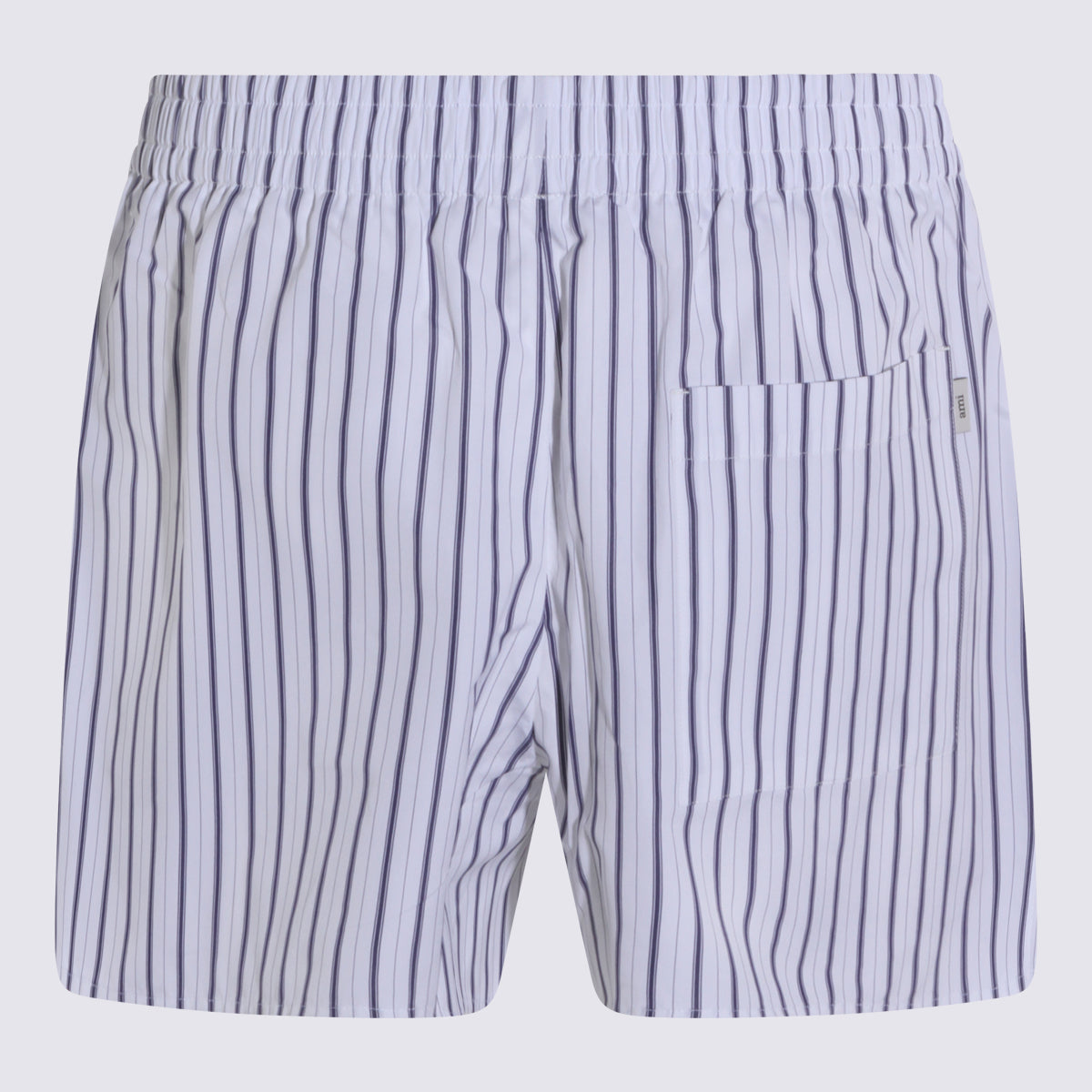 Ami Paris Shorts White-blue _co