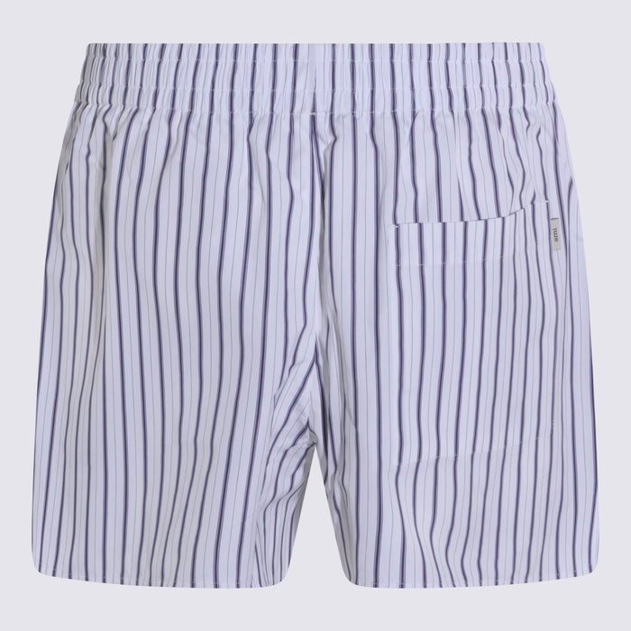 Ami Paris Shorts White-blue _co