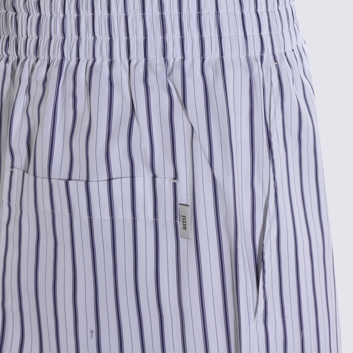 Ami Paris Shorts White-blue _co