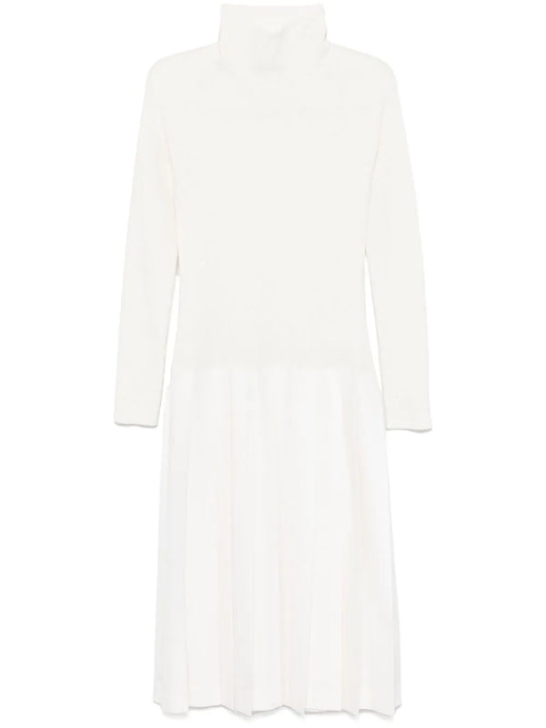 Fabiana Filippi Merino 75% dress in white