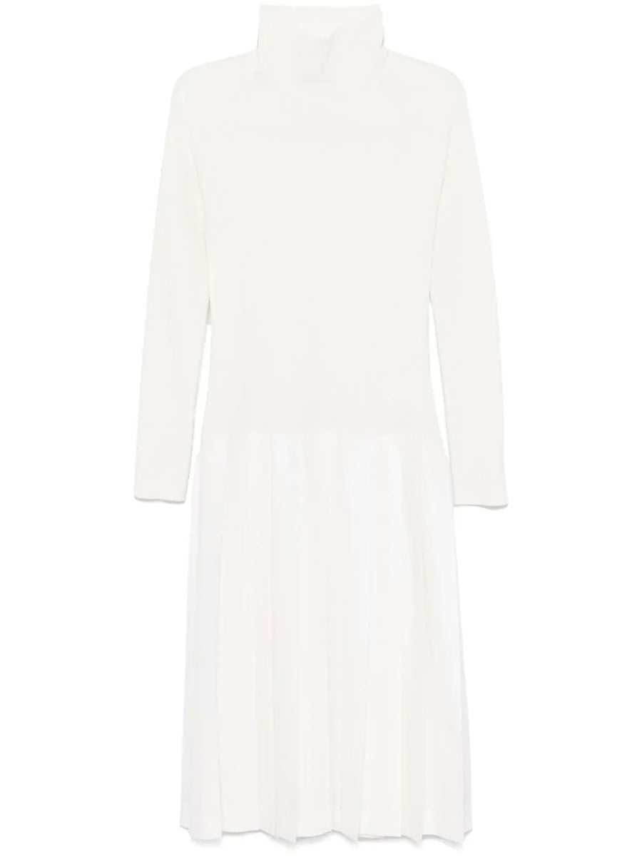 Fabiana Filippi Merino 75% dress in white