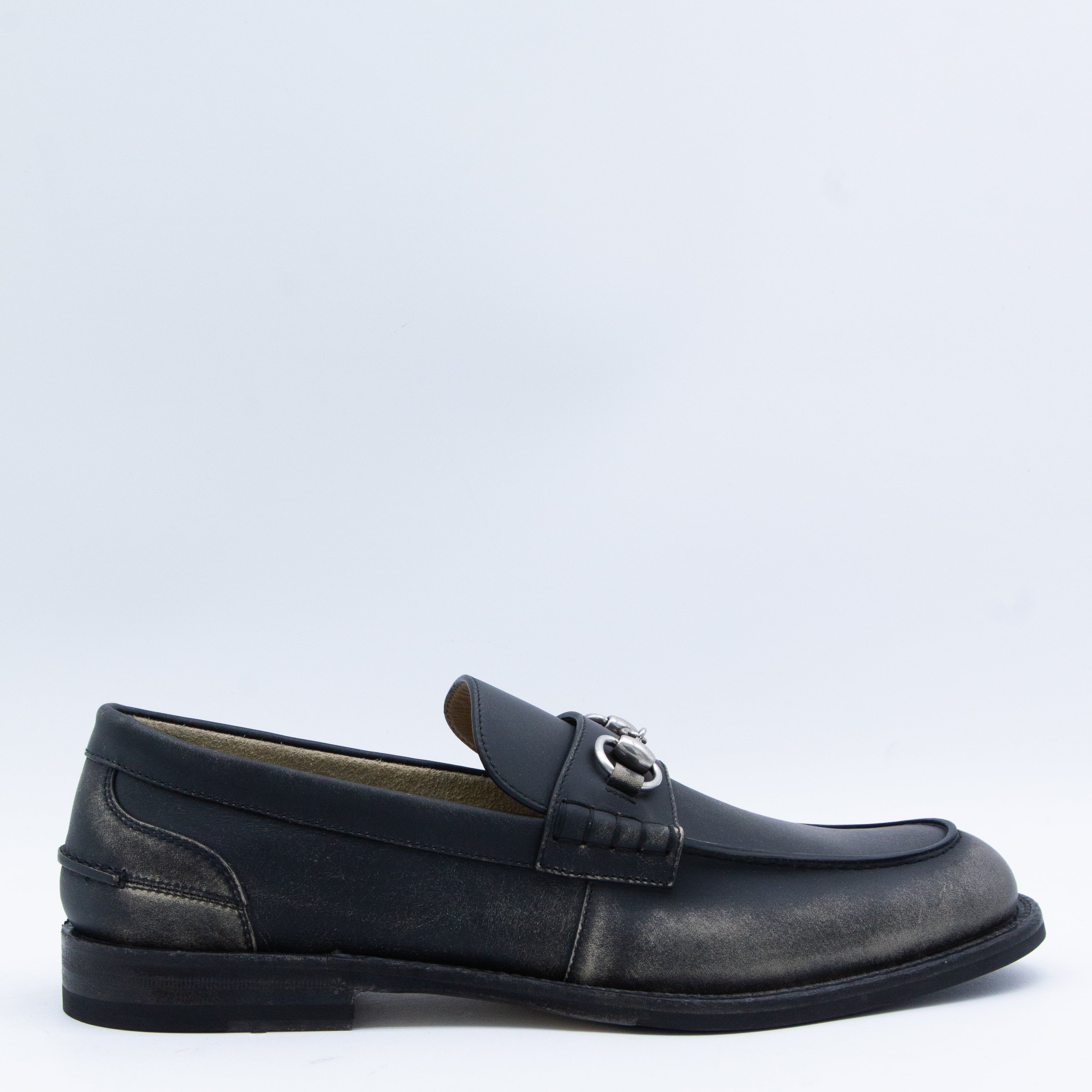 Gucci Flat Shoes Washed Black _cover Le Sole El